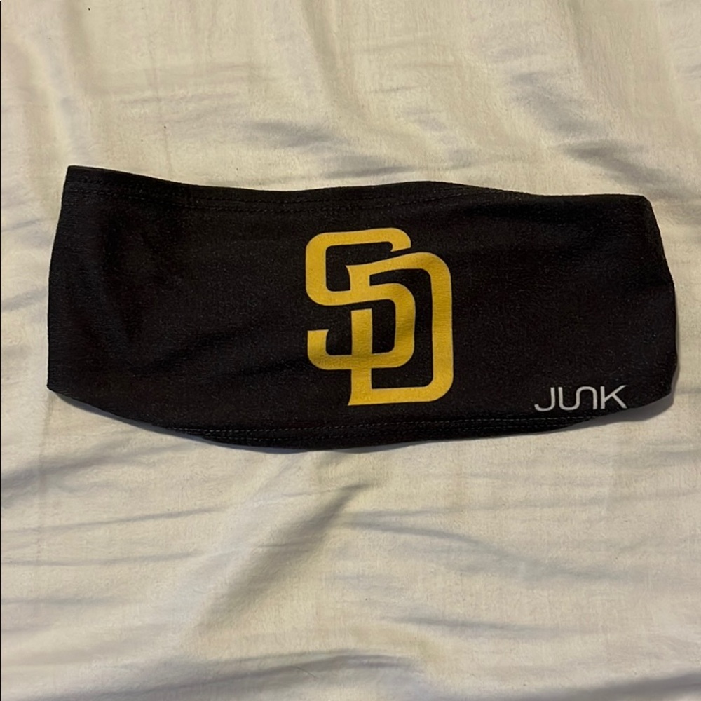 Junk Black and Gold SAN DIEGO PADRES Headband